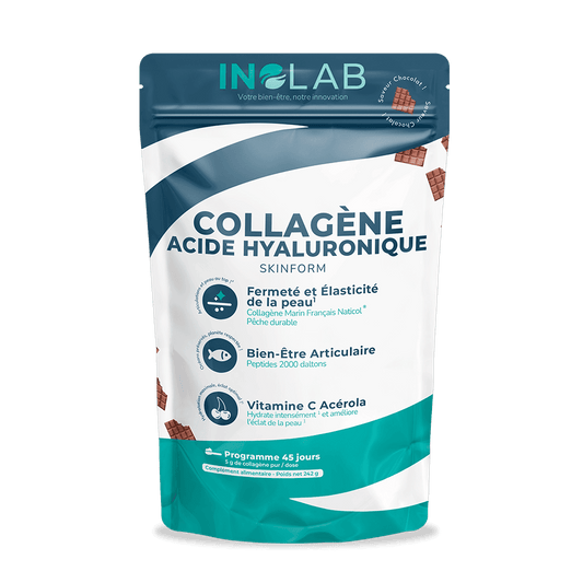 Collagène marin 2000 Da + acide hyaluronique + Vitamine C