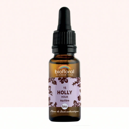 Fleur de Bach n°15 Holly, Houx