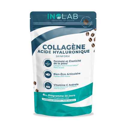 Collagène marin 2000 Da + acide hyaluronique + Vitamine C