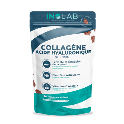 Collagène marin 2000 Da + acide hyaluronique + Vitamine C