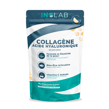 Collagène marin 2000 Da + acide hyaluronique + Vitamine C